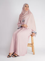 Classic Abaya with Elastic Sleeves
