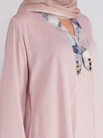 Classic Abaya with Elastic Sleeves