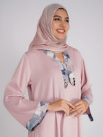 Classic Abaya with Elastic Sleeves